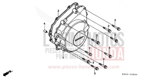 COUVERCLE DE GENERATRICE CB600FX de 1999